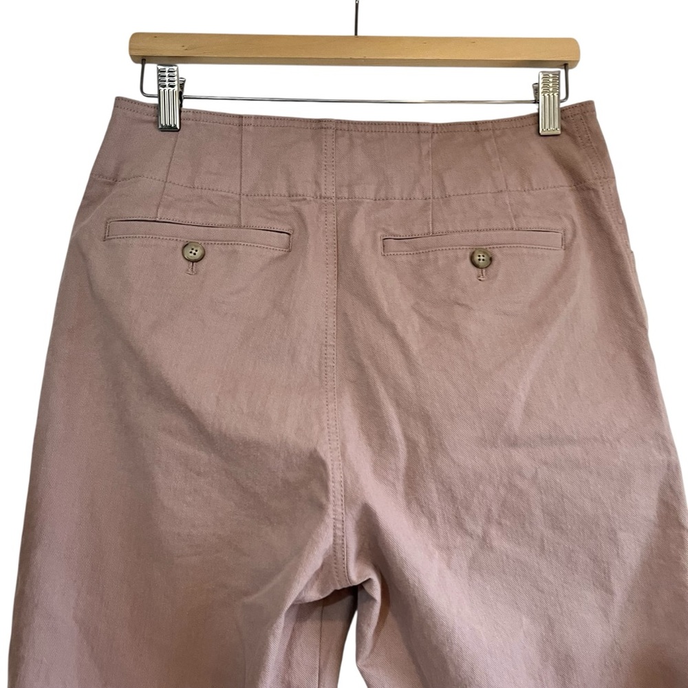 Club Monaco cropped high waist utility casual pants size 10 excellent condition - Picture 10 of 14